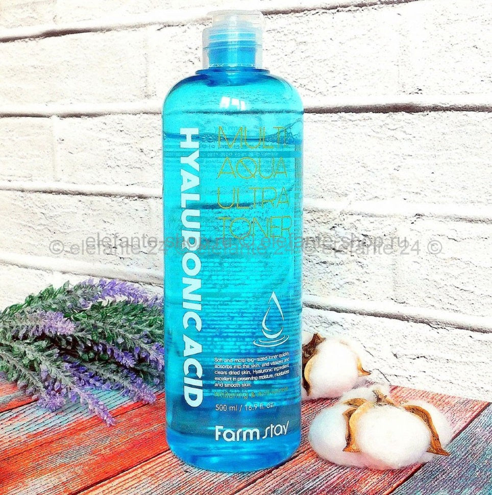 Farm Stay - Hyaluronic Acid Multi Aqua Ultra Toner 500ml