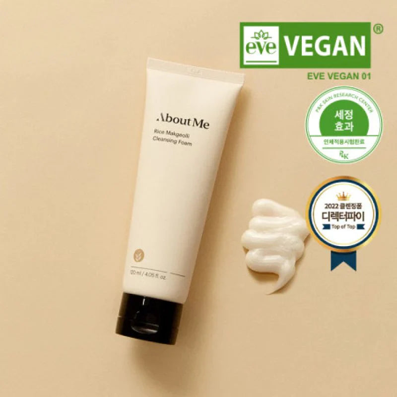 About Me - Rice Makgeolli Cleansing Foam 120ml