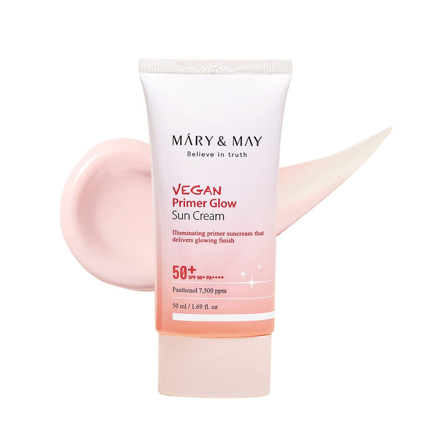 MaryMay - Vegan Primer Glow Sun Cream SPF50+ PA++++ 50ml
