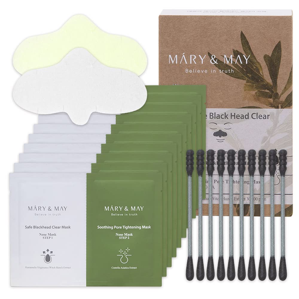 MaryMay - (10EA) Daily Safe Black Head Clear Nose Mask