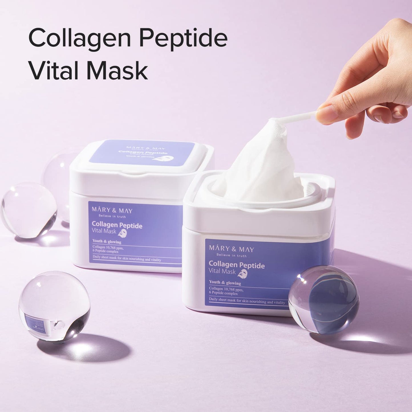 MaryMay - (30pcs) Collagen Peptide Vital Mask