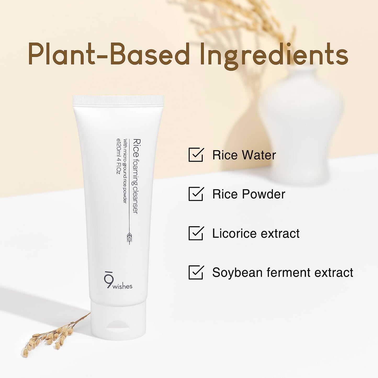 9wishes - Rice foaming Cleanser 120ml