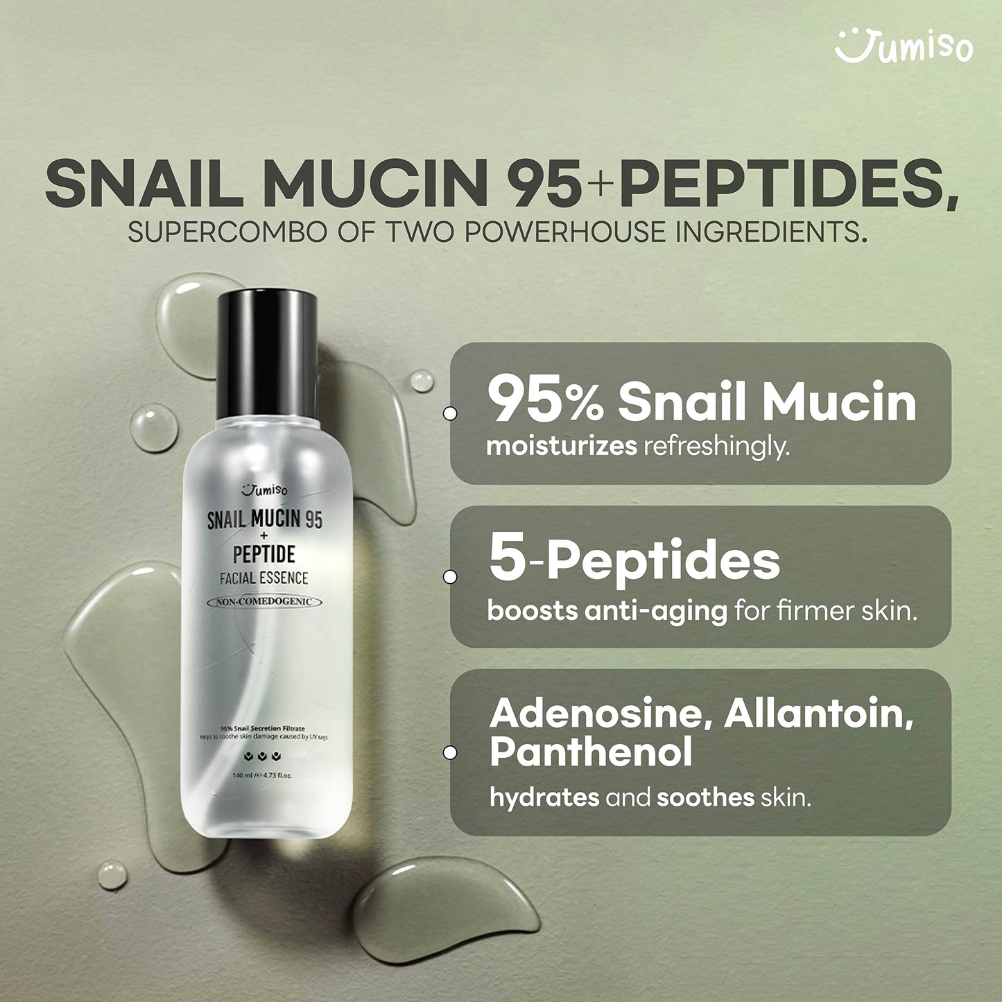 Jumiso - Snail Mucin 95 + Peptide Essence 140ml