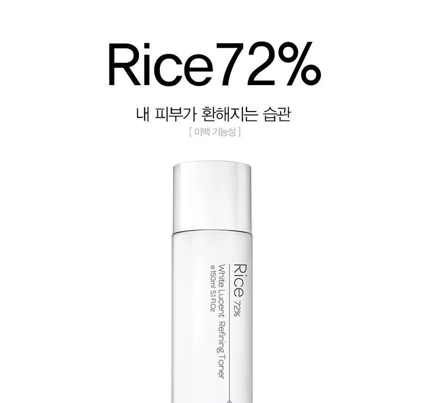 9Wishes - Rice 72% White Lucent Refining Toner 150ml