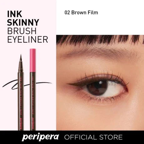 Peripera - Ink Thin Thin Brush Liner 02 Brown Film