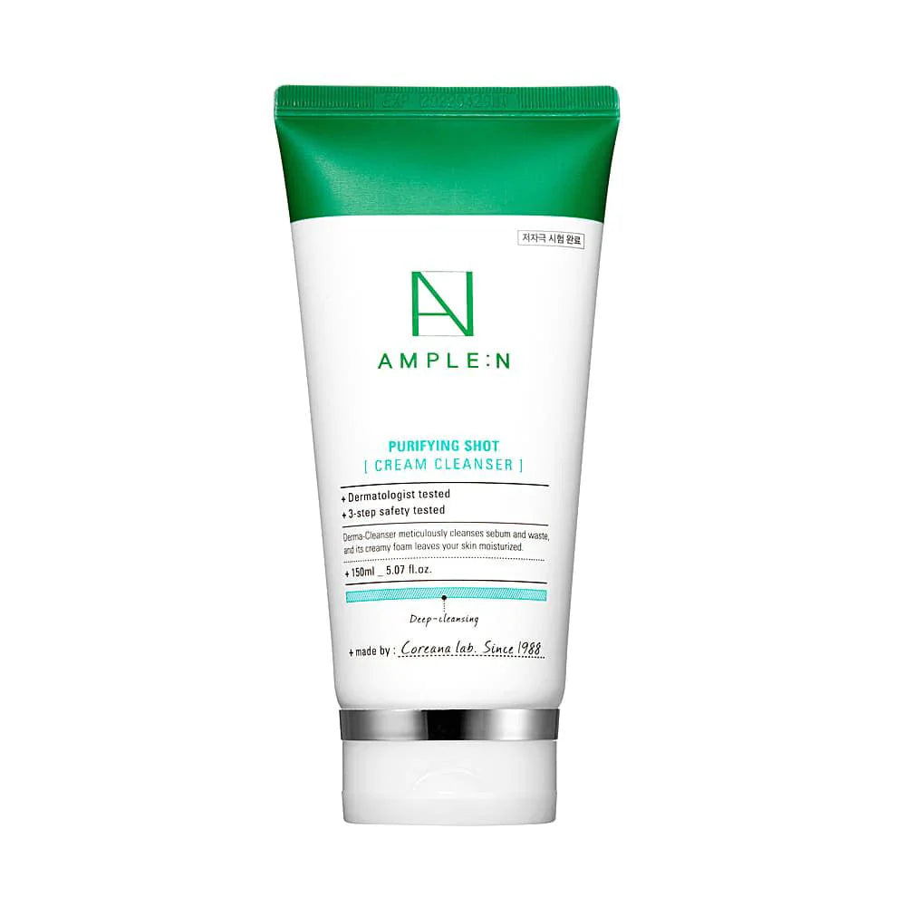 AMPLE N - Purifying Shot Cream Cleanser 150ml