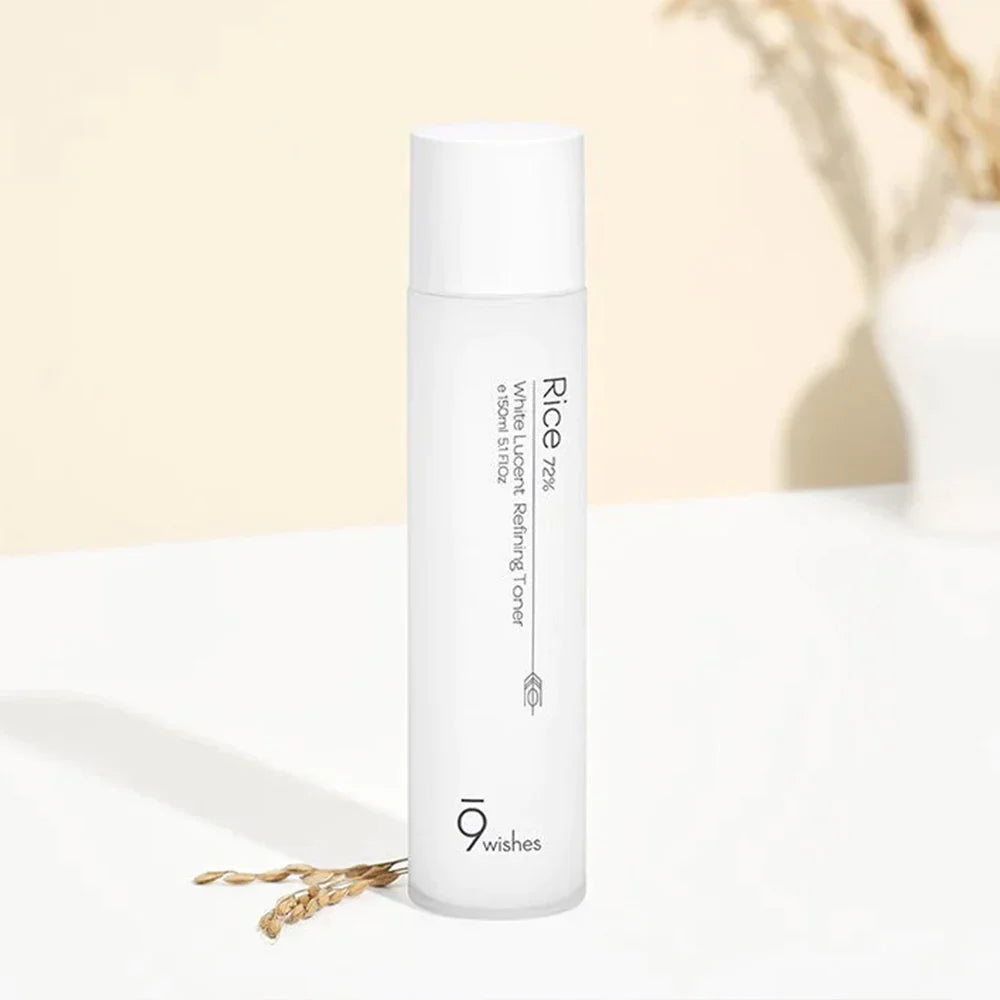 9Wishes - Rice 72% White Lucent Refining Toner 150ml