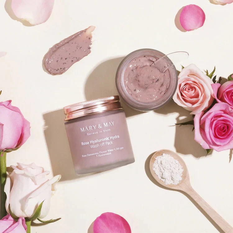 MaryMay - Rose Hyaluronic Hydra Wash off Pack 125g