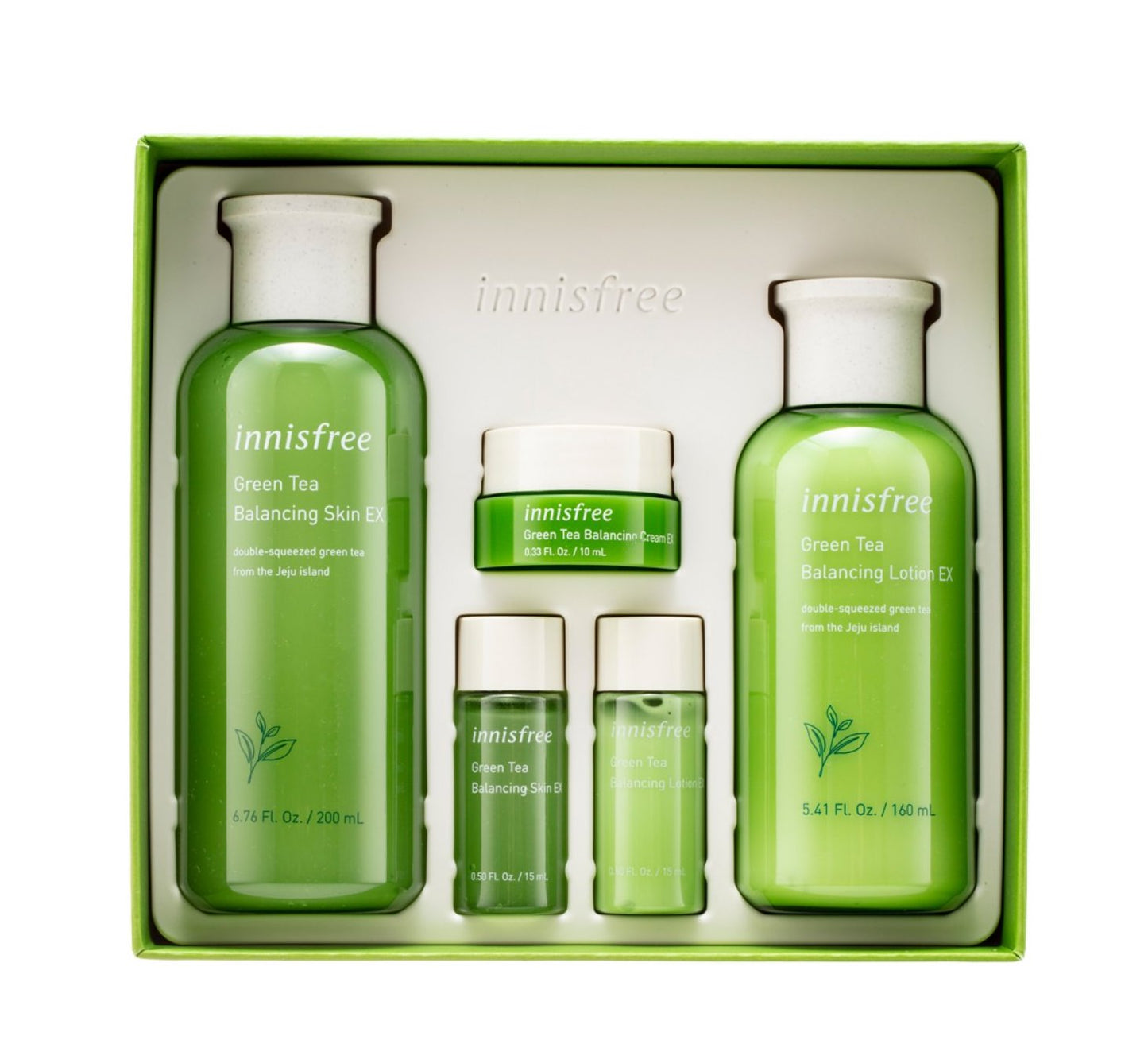 Innisfree - Green tea balancing set 2022