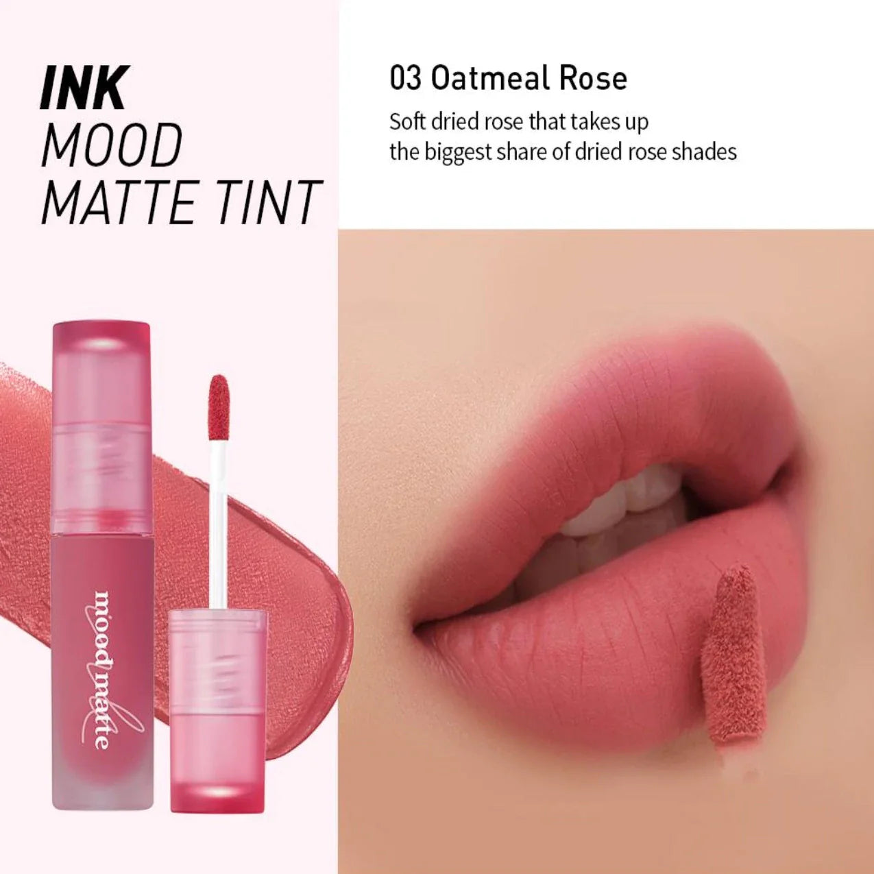 Peripera - Ink Mood Matte Tint 03 Oatmeal Rose