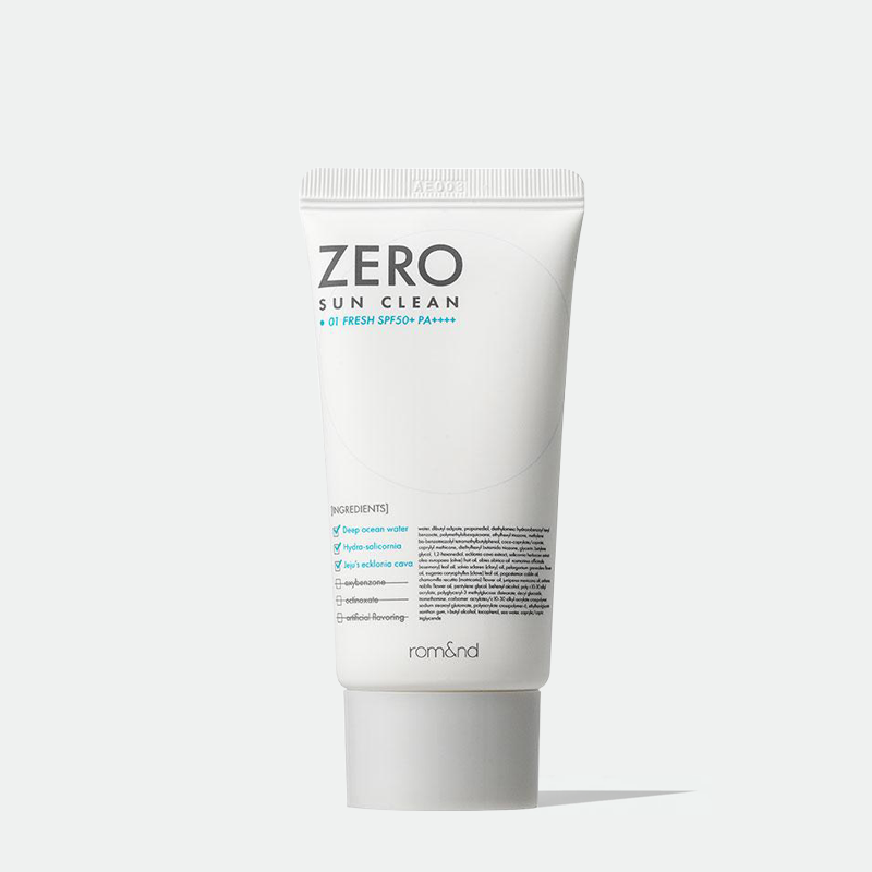 rom&nd- ZERO SUN CLEAN 02,TONE UP SPF50+ PA++++