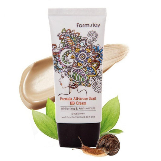 Farm Stay - ALL-IN ONE SNAIL SUN BB CREAM SPF50+ / PA+++ 50g