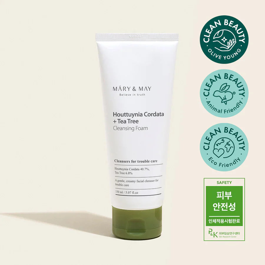 MaryMay - Houttuynia Cordata + Tea Tree Cleansing Foam 150ml