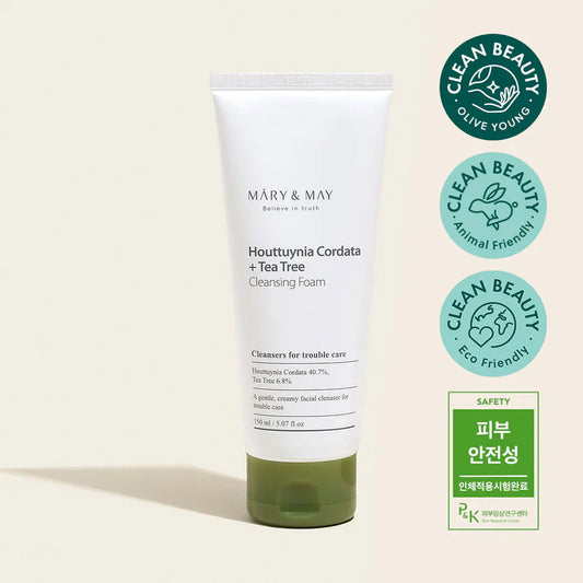 MaryMay - Houttuynia Cordata + Tea Tree Cleansing Foam 150ml
