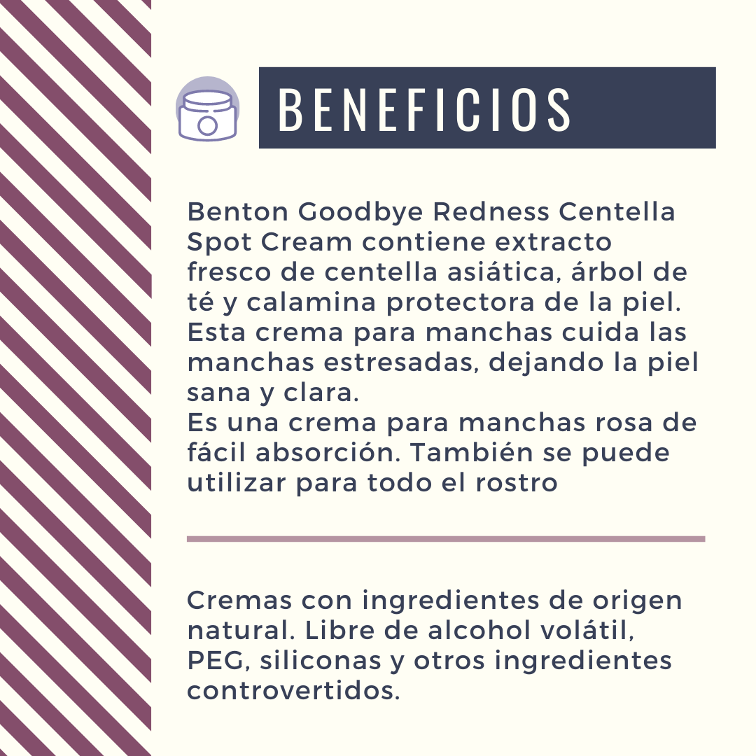 Benton - Goodbye Redness Centella Spot Cream 15g