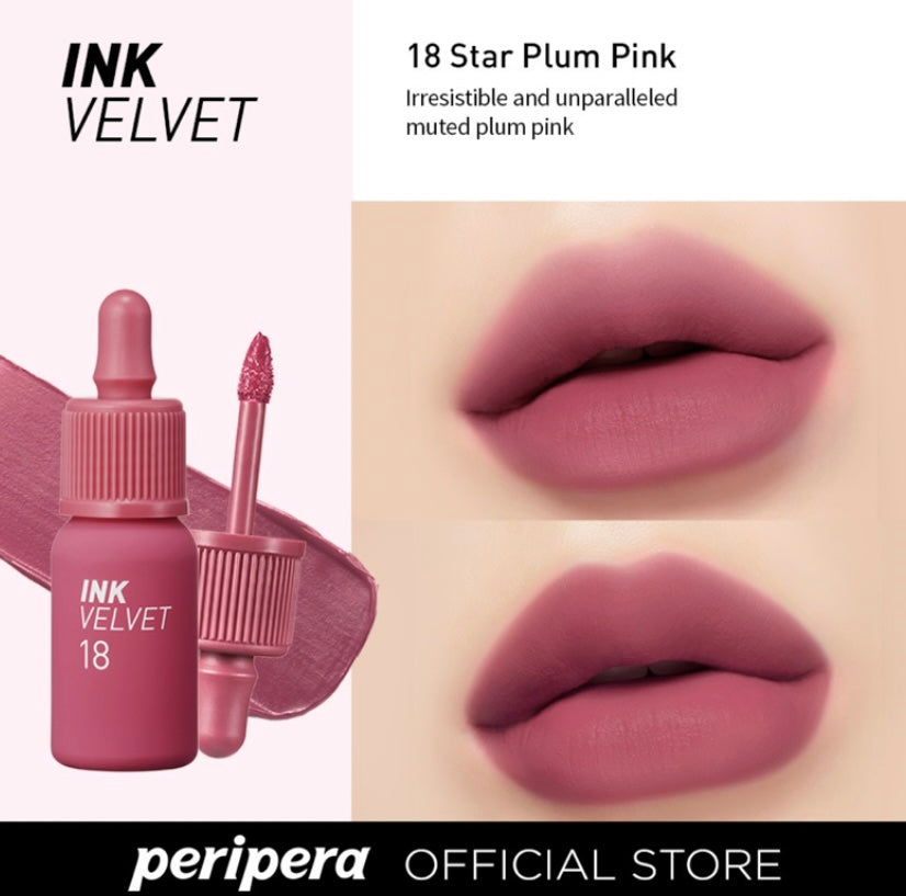 Peripera - Ink The Velvet 018 Star Plum Pink