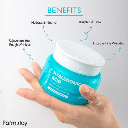 Farm Stay - Hyaluronic Acid Super Aqua Cream - 100ml