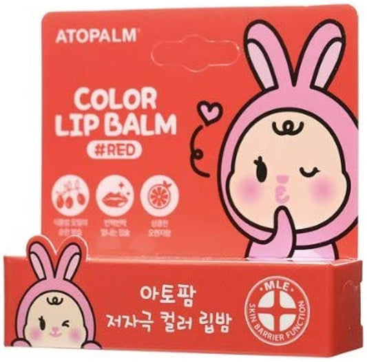 ATOPALM - Color Lip Balm Red 3.3g
