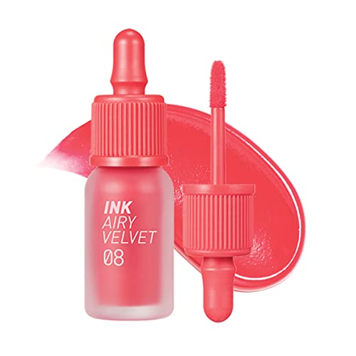Peripera - Ink Airy Velvet #008 Pretty Orange Pink