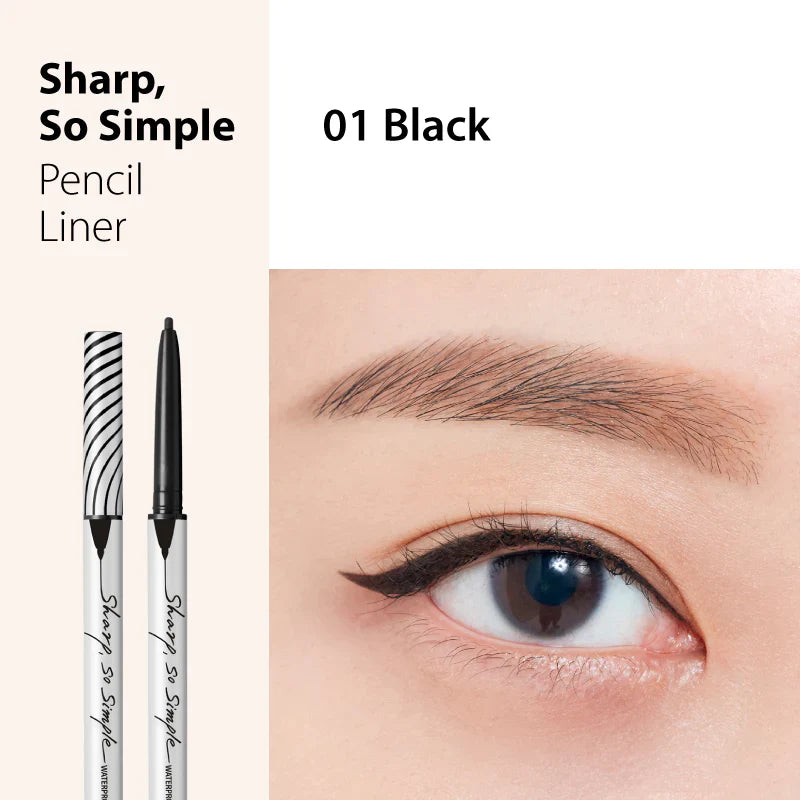 CLIO - Sharp, So Simple Waterproof Pencil Liner 01 Black