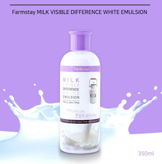 Farm Stay - MILK VISIBLE DIFFERENCE WHITE EMULSION 350ml