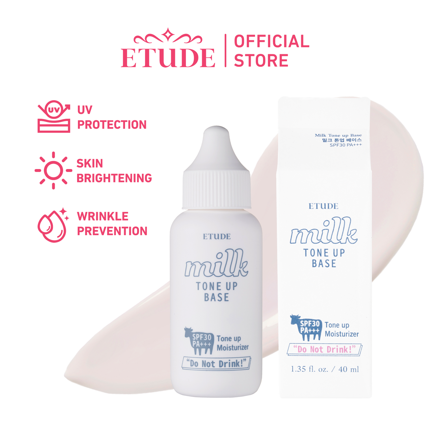 Etude - Milk Tone Up Base SPF30 PA+++
