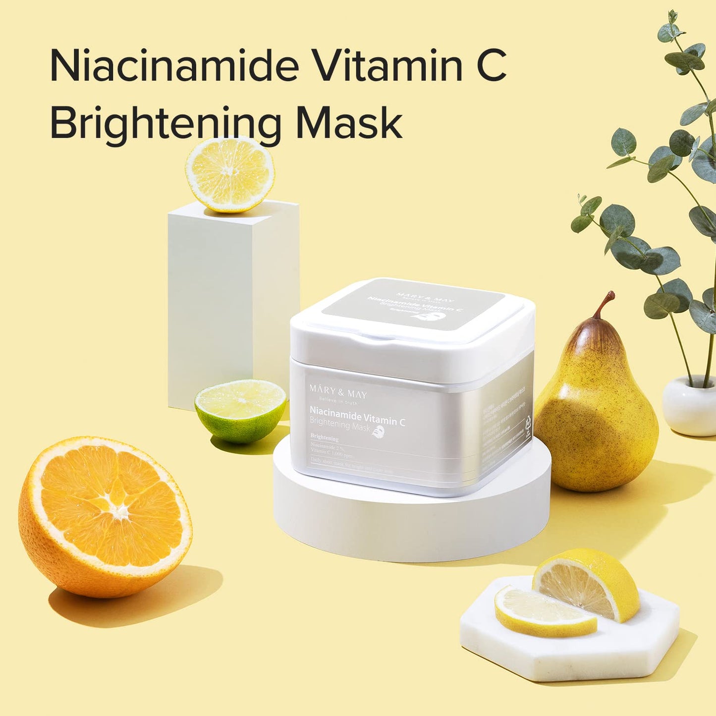MaryMay - (30pcs) Niacinanide Vitamin C Brightening Mask