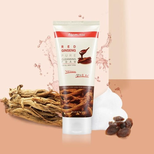 Farm Stay -  Red Ginseng Pure Cleansing Foam 180ml