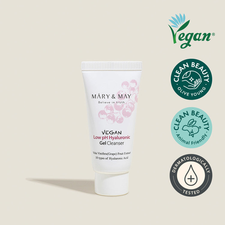 MaryMay - Vegan Low pH Hyaluronic Gel to Foam cleanser 150ml