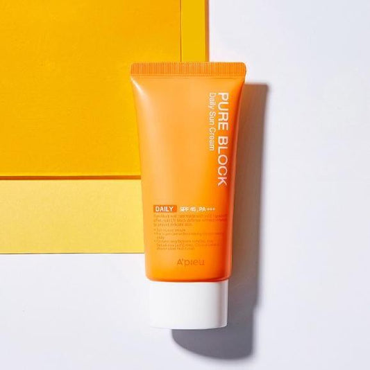 A'Pieu - Pure Block Natural Daily Suncream 50ml SPF45 PA+++