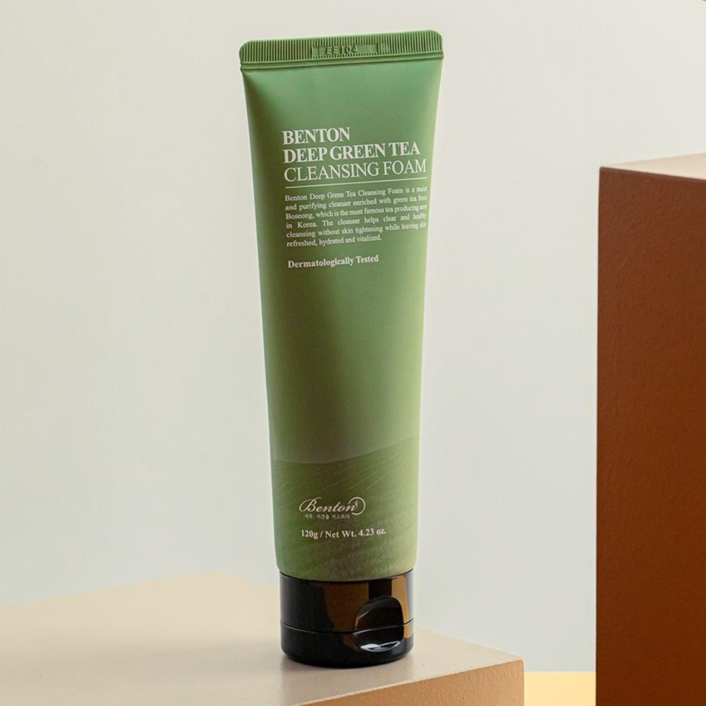 Benton - Deep Green Tea Cleansing Foam 120g