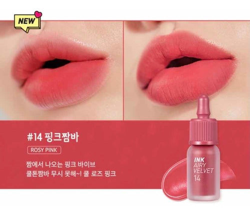 Peripera - Ink Airy Velvet #14 Rosy Pink