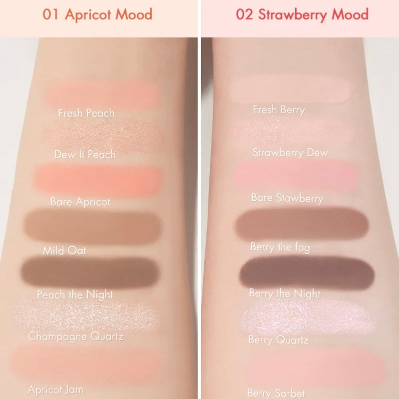 rom&nd - Bare Layer Palette #02 STRAWBERRY MOOD