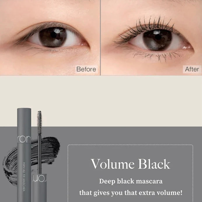 Rom&nd - Han All Fix Mascara 7g V01 Volume Black
