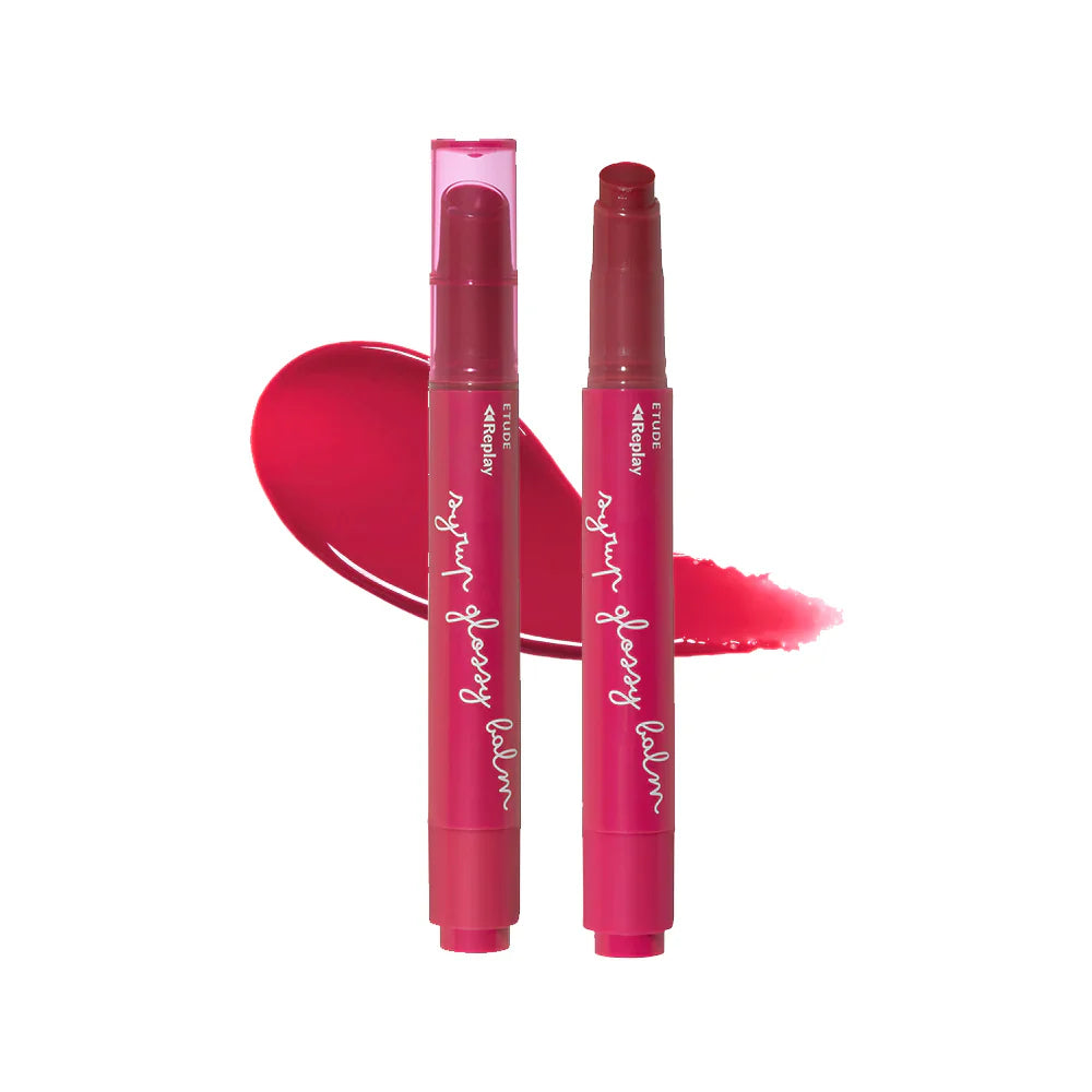 Etude x Shinee REPLAY - Syrup Glossy Balm #Cherry Syrup
