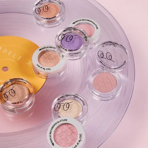 Etude x Shinee REPLAY Look At My Eyes #Light Taro Milk