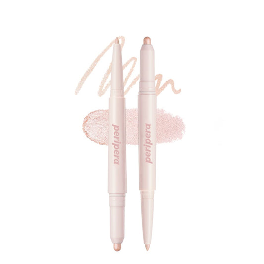 Peripera - Sugar Twinkle Duo Eye Stick 01 Dewy Nude
