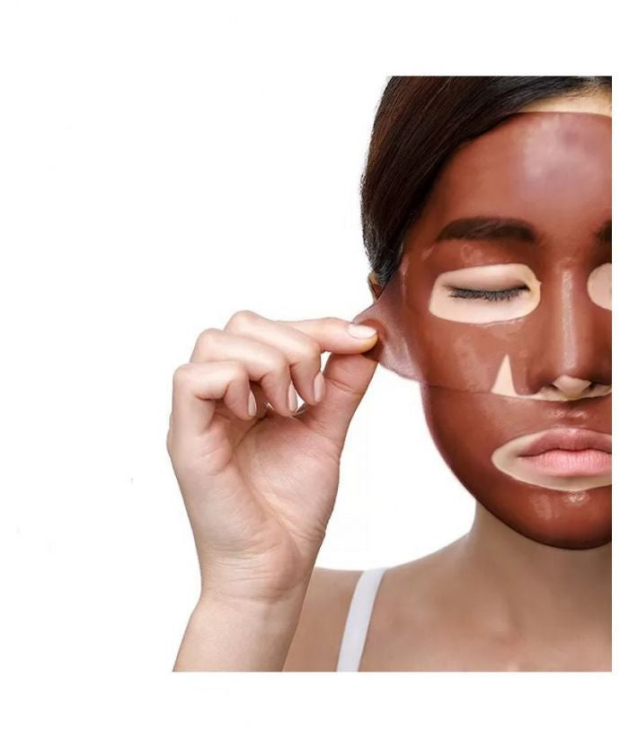 [PETITFEE] Cacao Energizing Hydrogel Face Mask (unidad)
