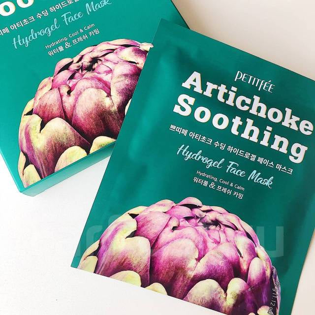 [PETITFEE] Artichoke Soothing Hydrogel Face Mask (unidad)