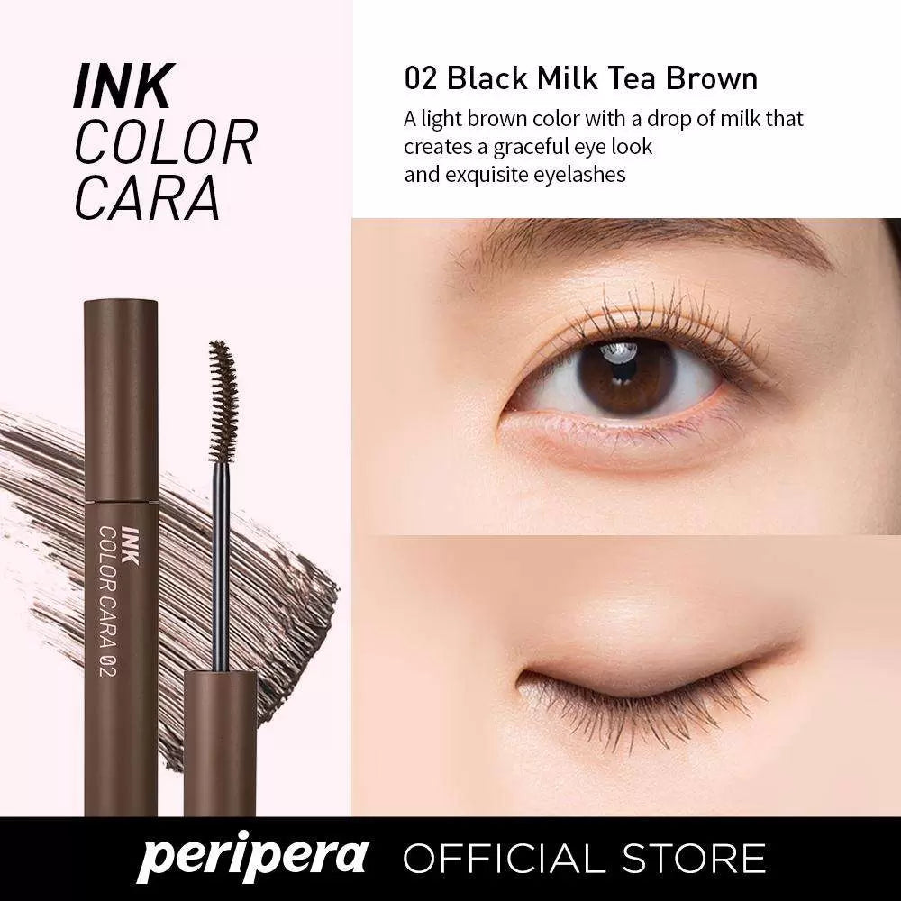 Peripera - INK COLOR CARA(AD) 02 Black Milk Tea Brown