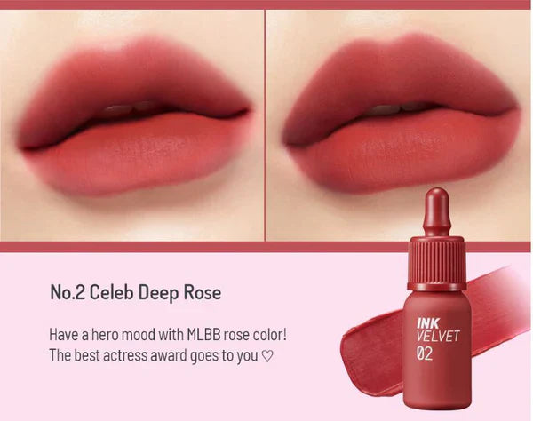 Peripera - Ink The Velvet 02  CELEB DEEP ROSE