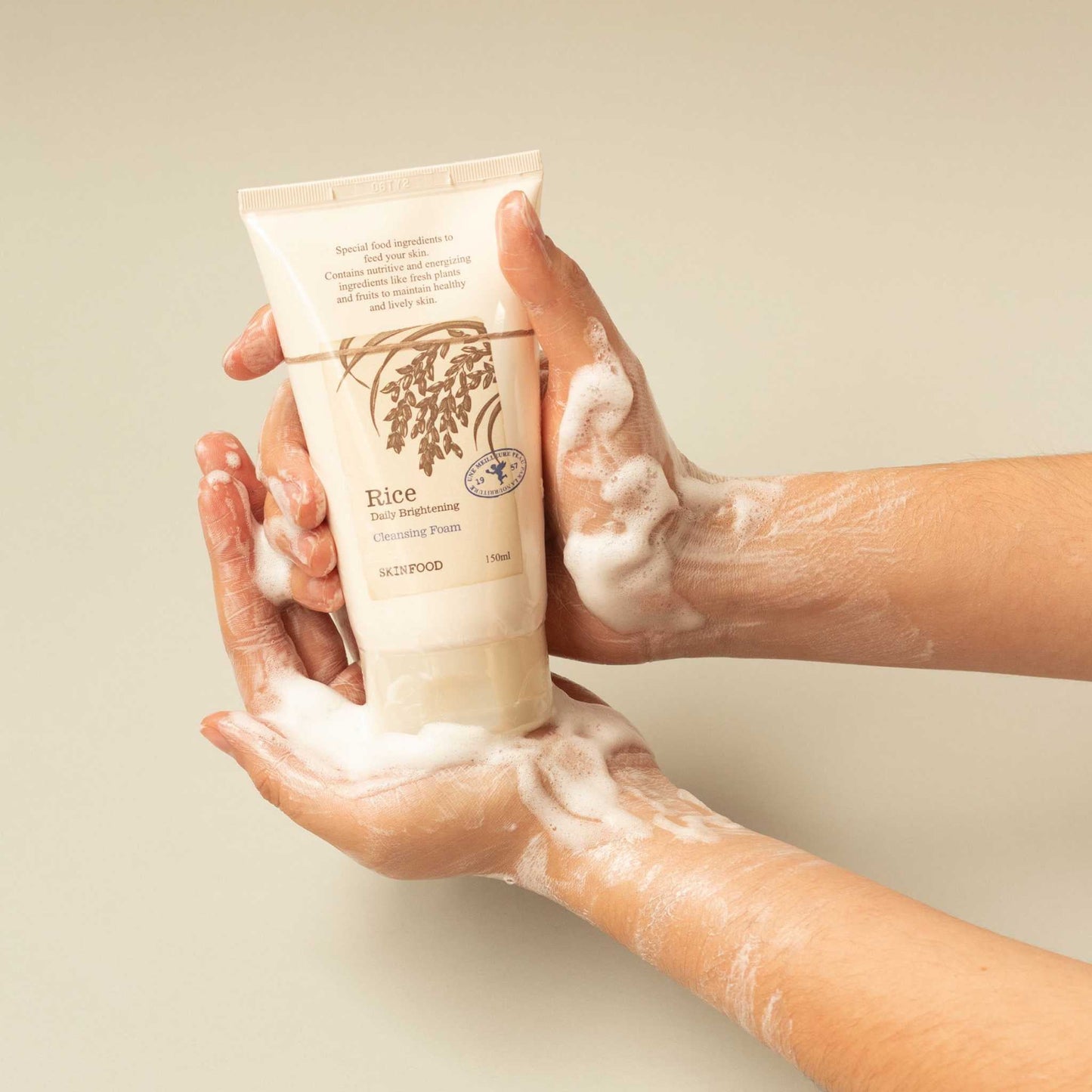 [Skinfood] - Rice Daily Brightening Scrub Foam 150ml