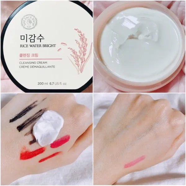 The Face Shop - RICE WATER BRIGHT CLEANSING CREAM 200m