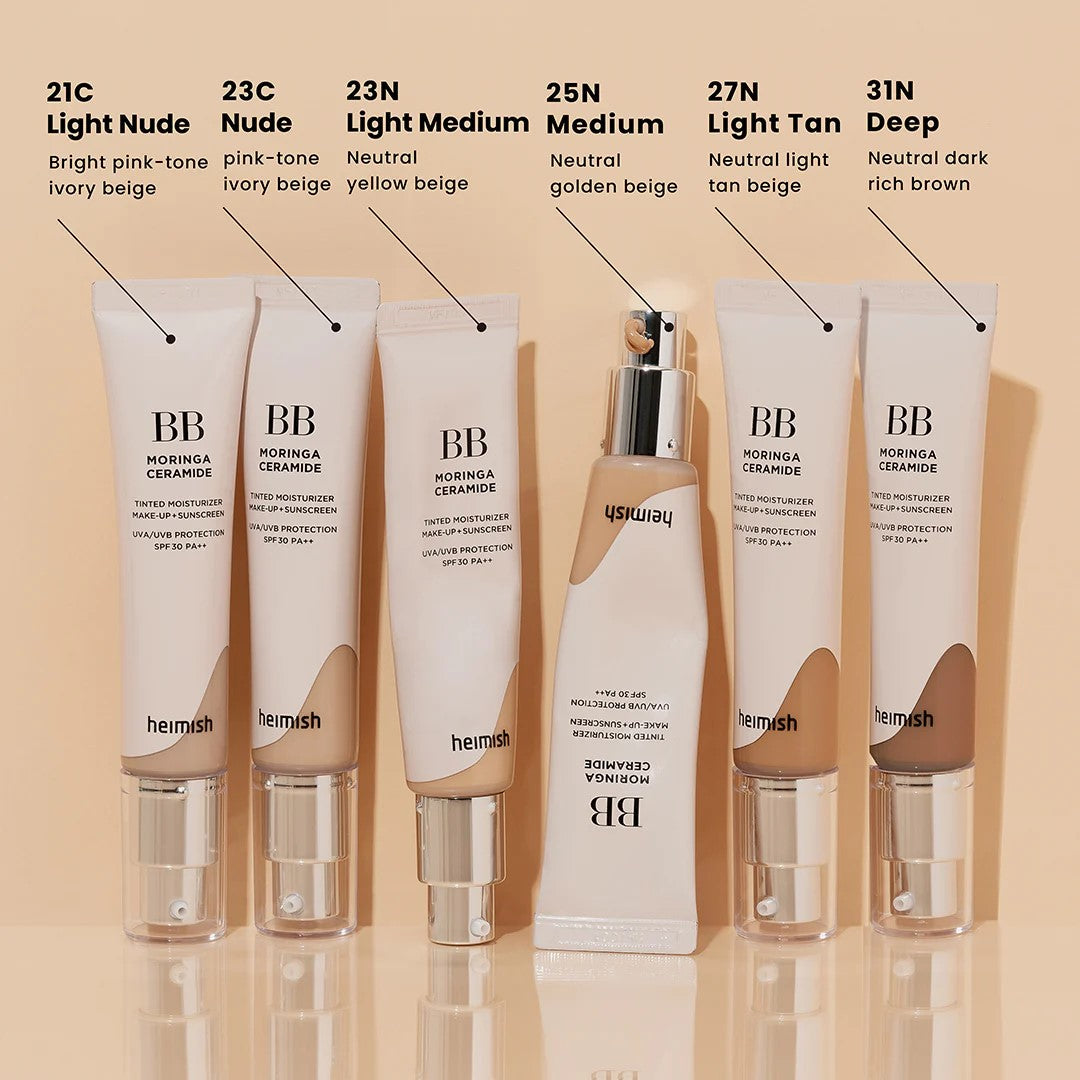 Heimish - Moringa Ceramide BB Cream SPF 30 27N Light Tan
