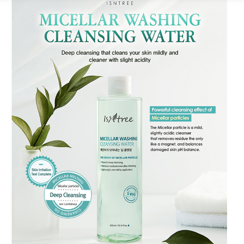 Isntree - Micellar Washing Cleasing Water 300ml