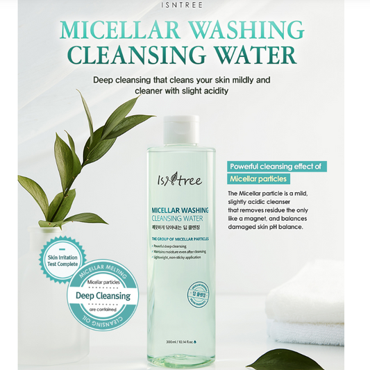 Isntree - Micellar Washing Cleasing Water 300ml
