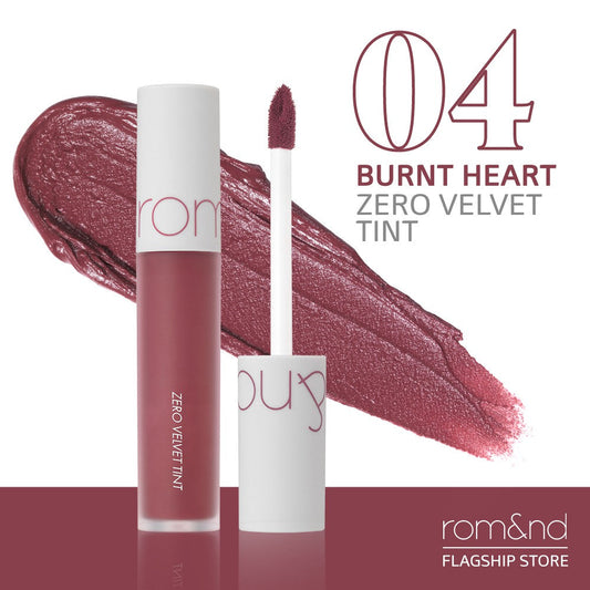 rom&nd - ZERO VELVET TINT 04.BURNT HEART