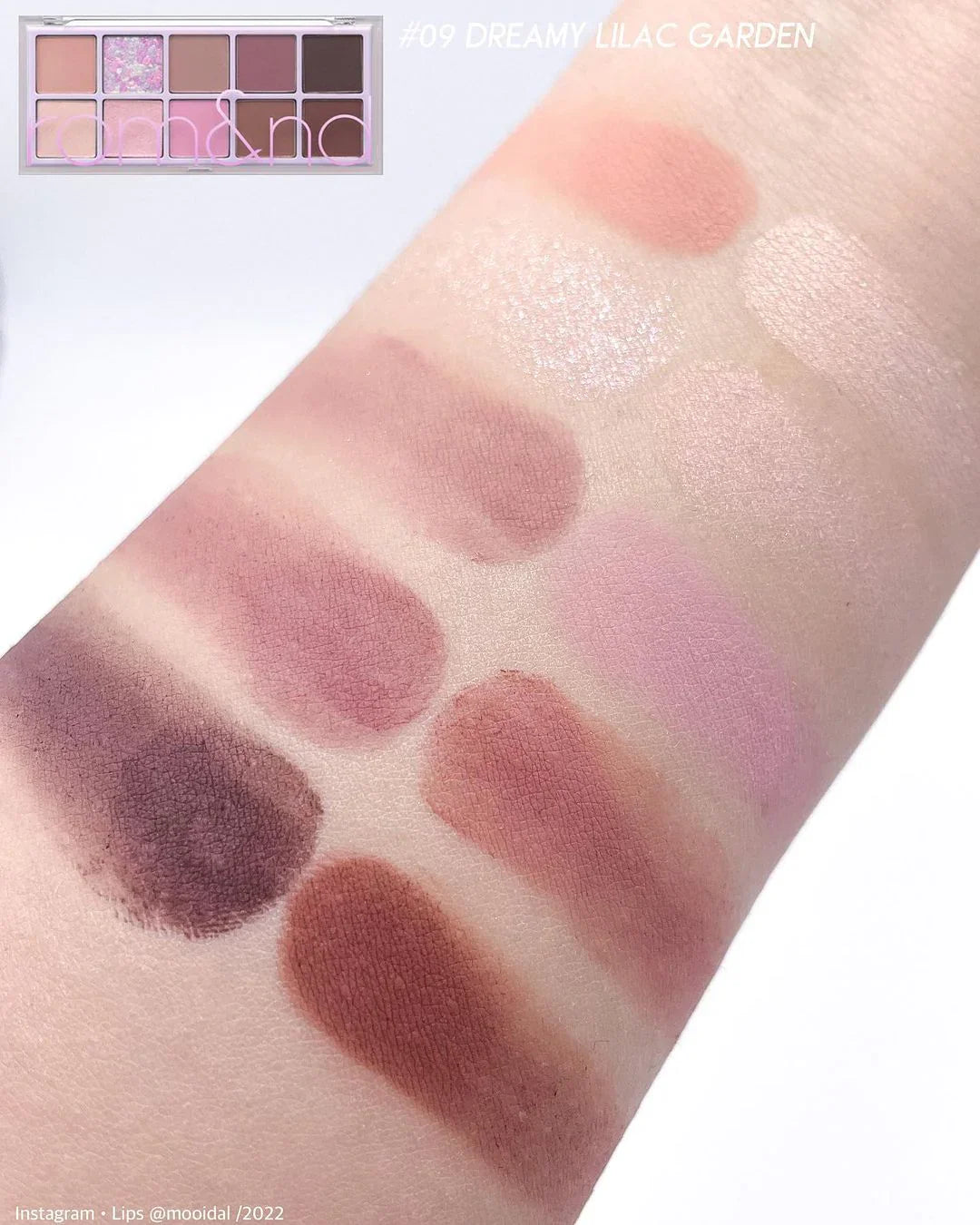rom&nd - Better Than Palette 09.DREAMY LILAC GARDEN