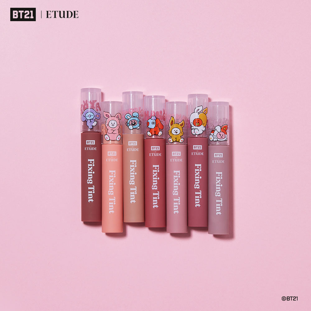 Set BT21 ft Etude Fixing Tint