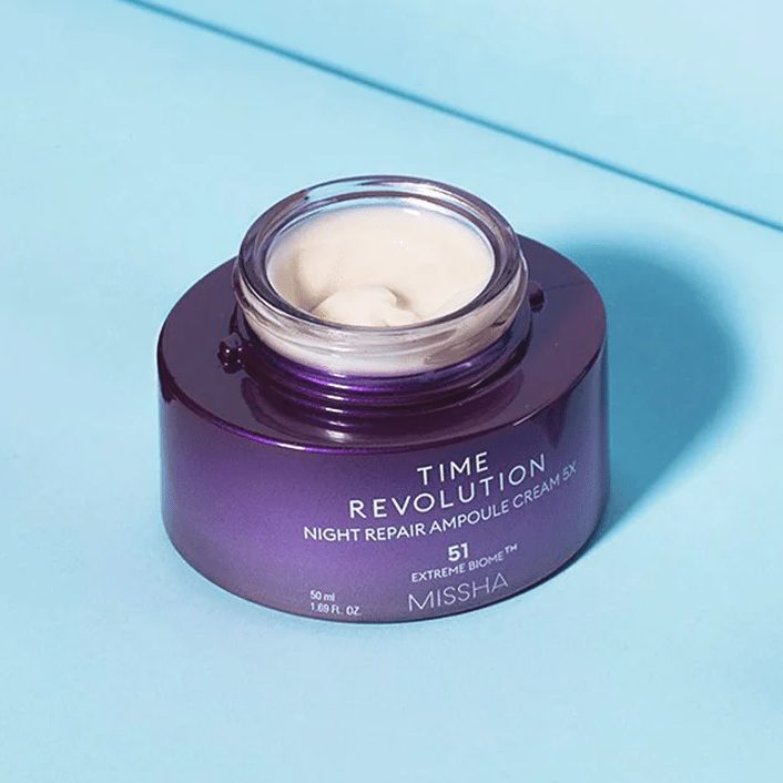 Missha - Time Revolution Night Repair Ampoule Cream 5x 50ml